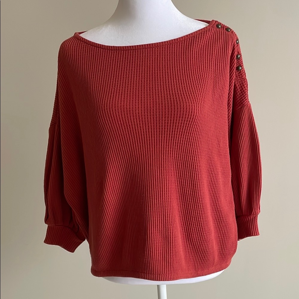 Sessun Kituba waffle knit top